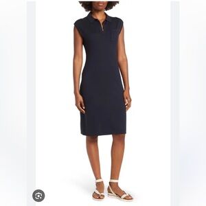 360 Cashmere Amy polo cashmere blend midi dress